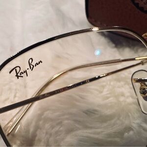 Ray-Ban Gold Evolve Glasses